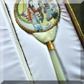 C06. Chinese porcelain and jade hand mirror. 